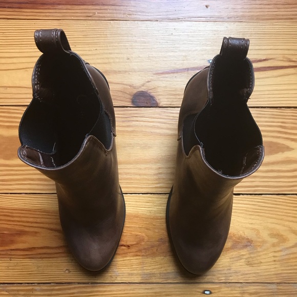 Cato Brown Black Ankle Boots, NWT, 10 - Picture 3 of 13